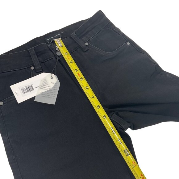 NWT Universal Standard Black Skinny Jeans Size 0 Stretch Denim Womens Classic - Picture 4 of 11